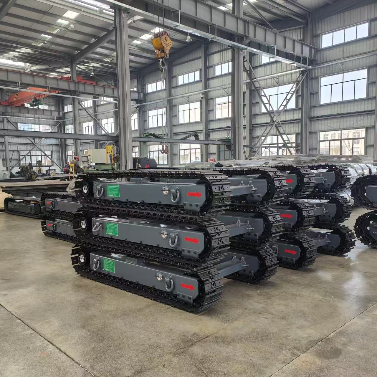Complete steel track undercarriage